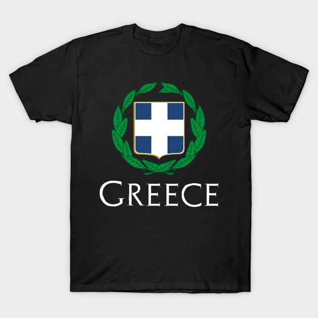 Greek Coat Of Arms T-Shirt by Styr Designs